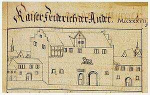 Der Löwenhof, Fries'sche Chronik, UB Würzburg